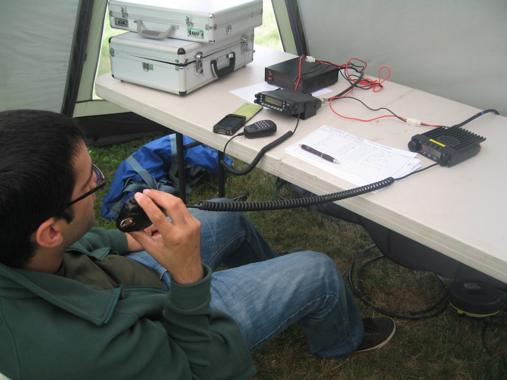 Selim M0XTA uses the 4m station.